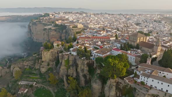 Aerial View of Ronda Andalusia Spain