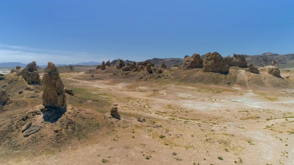 Tufa Formations Within Rare Natural Landscape