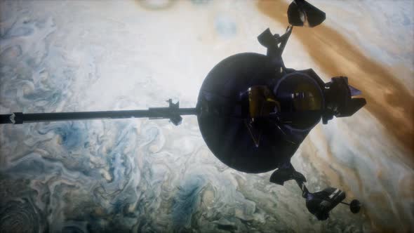 Galileo Spacecraft Orbiting Jupiter alt