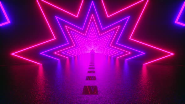 Star Neon Tunnel