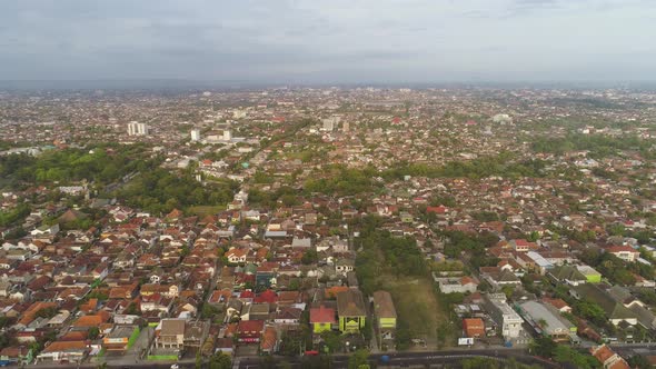 Aerial View Yogyakarta Indonesia