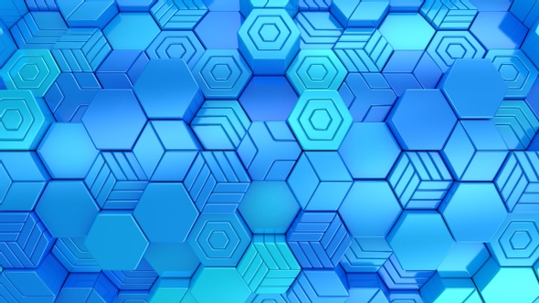 Background of Hexagons