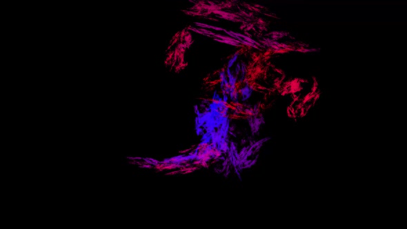 Cosmic Nebula Slow Vibrant Abstract Background Digital Rendering