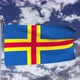 Aland Flag Waving 4k - VideoHive Item for Sale