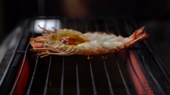 Grilled Giant River Shrimp or Prawn