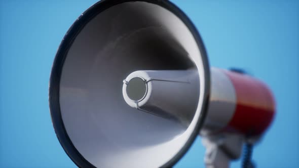 Retro Electric Speaker Megaphone