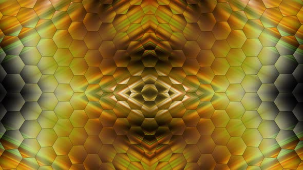 Abstract Tech Hextile Loop Animation Background