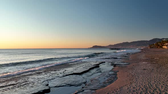 Beautiful beach in Turkey Alanya