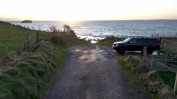 The Road to the Eagles Nest Rock By Mountcharles in County Donegal  Ireland