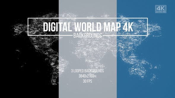 Digital World Map