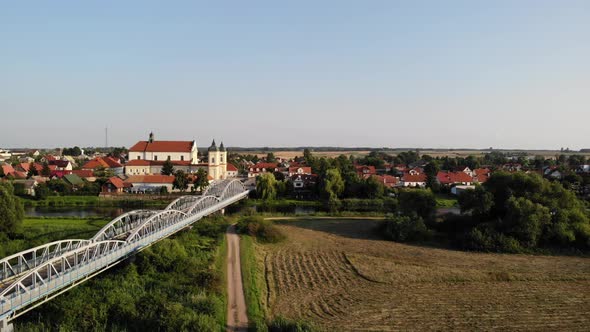 Bridge across the Narew River