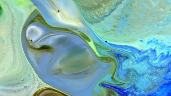 Abstract Colorful Sacral Liquid Waves Texture 787
