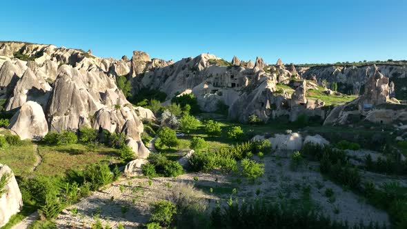 The Cosmic Landscape of Cappadocia aerial view 4 K