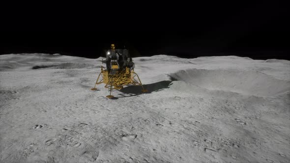 Lunar Landing Mission on the Moon