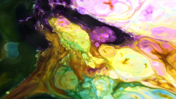Vibrant Colours Paint Swirling Explosion alt