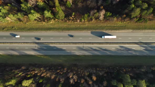 Car Interchange, Russia, Aerial View