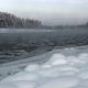 Fog Over Snow Forest River - VideoHive Item for Sale