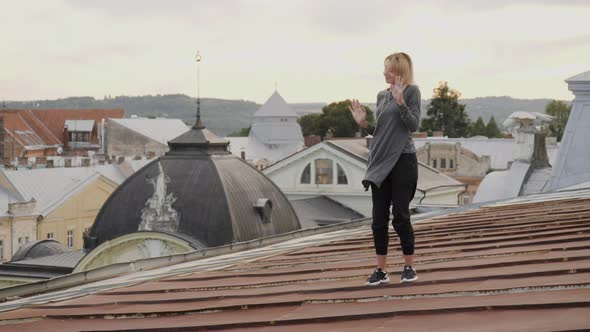 Dancing on the roof