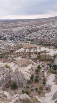 Cappadocia Landscape Aerial View