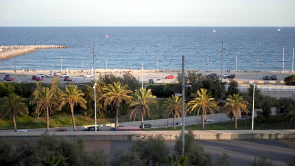 View From a Balcony in the Area of Diagonal Mar