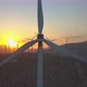 Windmill Windfarm At Dusk Aerial   Generating Clean Electricity - VideoHive Item for Sale