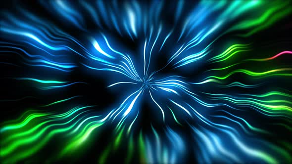 4K Abstract Background neon glow color moving seamless art loop background  alt
