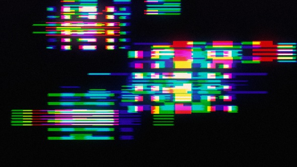 4 Glitch overlay distortion with Chromatic  alt