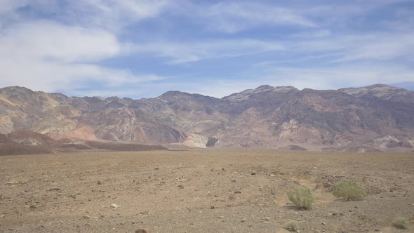 Mountain peaks in Death Valley