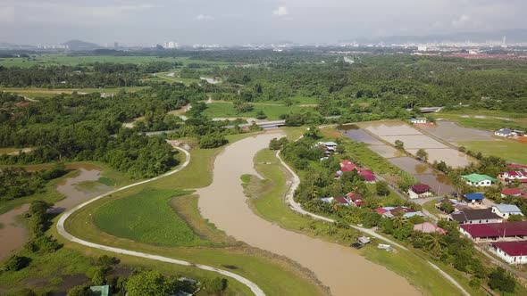 rural village at Malays village