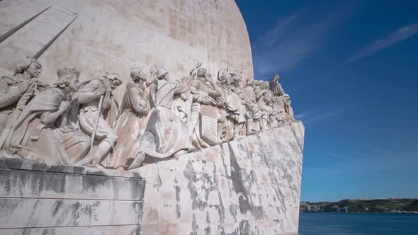 Monument To the Discoveries Celebrates the Portuguese Who Took Part in the Age of Discovery Lisbon