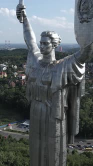 Motherland Monument in Kyiv Ukraine