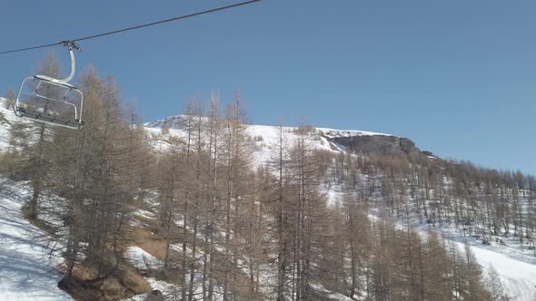 Sestriere chairlift winter 2019