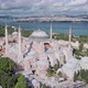 Aerial View of Hagia Sophia Church in Istanbul - VideoHive Item for Sale