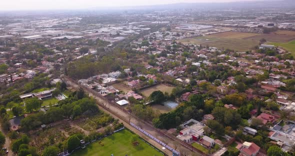 Beautiful aerial flying over León, Guanajuato, Mexico.