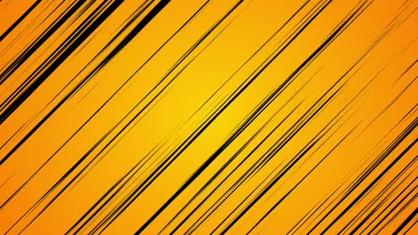 Anime Speed Diagonal Black Lines Orange Background