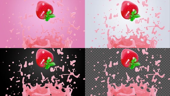 Strawberry & Strawberry Shake Explosion