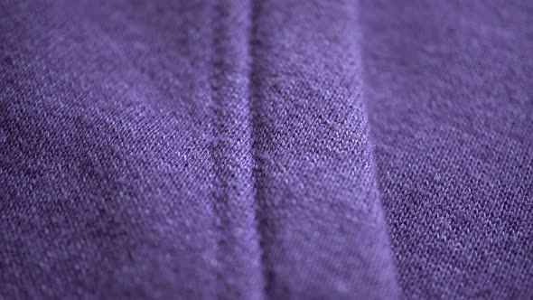 Stitched Purple Cotton Texture Slider Shot