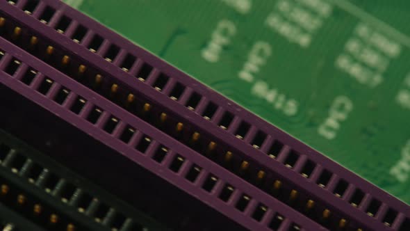 Microchip Closeup Computer Processor Motherboard