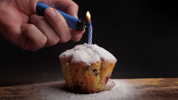  Lighting a Candle on a Muffin