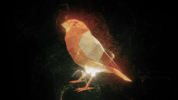 The Abstract Bullfinch Bird Hd