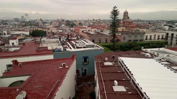 Landing view oin Dowtown queretaro