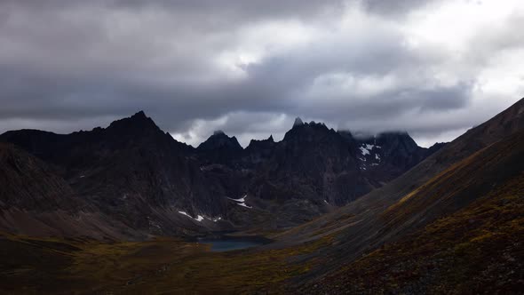 Grizzly Lake in Tombstone Territorial Park, Yukon, Canada.