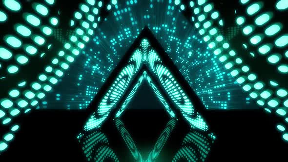 Color VJ Triangle Bulb Tunnel Full HD