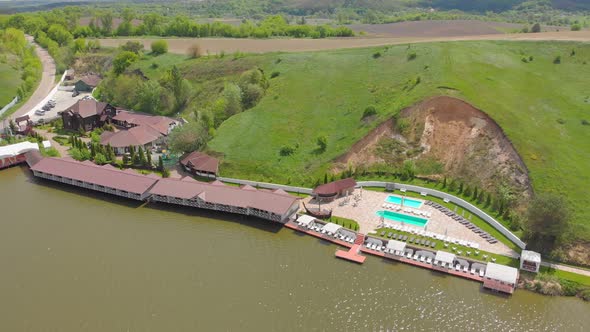 Swimming Pool By The Water