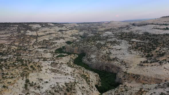 Aerial View Of Grand Staircase-Escalante National Monument In Utah, USA - drone shot