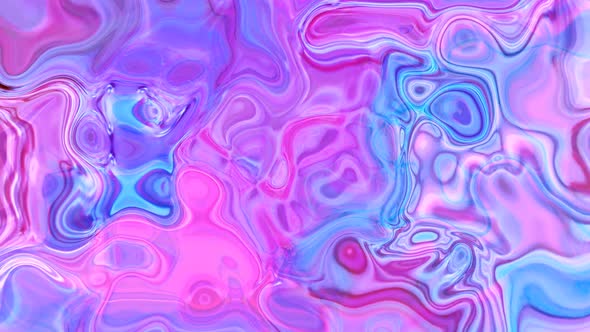 Abstract colorful trendy liquid wave paint background