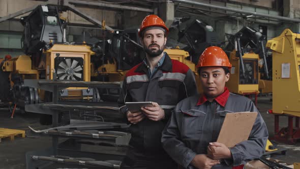 Factory Workers Portrait