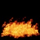 The flames burn and float like a real fire to be gradually extinguished Isolated by Alpha channel - VideoHive Item for Sale