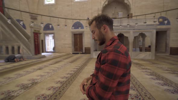 Muslim young man. alt