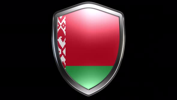 Belarus Emblem Transition with Alpha Channel - 4K Resolution